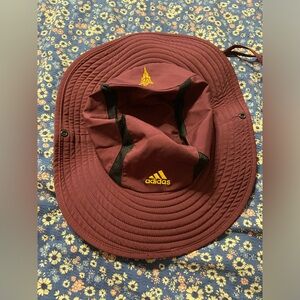 ADIDAS Maroon AEROREADY Sideline Safari Hat